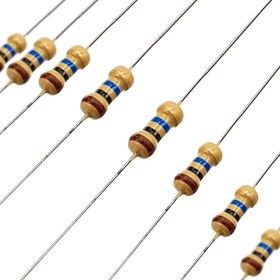 تصویر مقاومت 10 مگا اهم 1/4 وات 5% resistor 10 M ohm 1/4W 5%