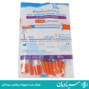 تصویر سرنگ انسولین یکپارچه 1 واحدی آوا AVA گیج 31G سرنگ بسته 40 عددی 