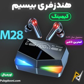 تصویر هدست مخصوص بازی بلوتوثی مدل M28 مشکی هدست گیمینگ بی سیم متفرقه مدل M28