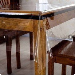 تصویر طلق رومیزی شفاف ۲۰ میکرون 20 Micron Clear Table Mat