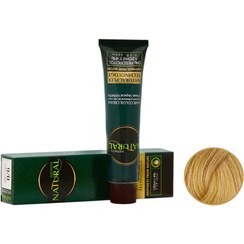 تصویر رنگ مو کد 8-9 رنگ بلوند زیتونی روشن حجم 120 میل نچرال Natural hair color, code 8-9, volume 120 ml, light olive blonde color