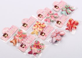 تصویر ست گل سر تق تقی (4 عددی) 