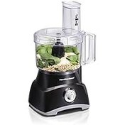 تصویر غذا ساز Hamilton beach برش وسبزیجات خردکن با فضای ذخیره سازی فشرده 8فنجان (70740)مشکی Hamilton Beach Food Processor & Vegetable Chopper for Slicing, Shredding, Mincing, and Puree, 8 Cup, Black