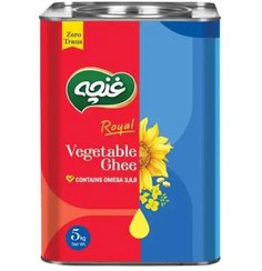 تصویر روغن گیاهی نیمه جامد غنچه وزن ۴ کیلوگرم 