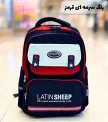 تصویر کوله‌پشتی مدرسه‌ای طبی لاتین شیپ چهاررنگ کد 33443-15؛ مناسب ۵ تا ۸ سال Latin Sheep Ergonomic School Backpack Code 33443-15 - Suitable for Ages 5-8
