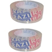 تصویر چسب نواری رازی کد 222 عرض 1.8 سانتی متر بسته 2 عددی 