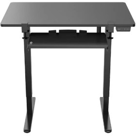 تصویر میز ایستاده گرین مدل Green Standing Desk With Keyboard Tray GNTBLKEY 