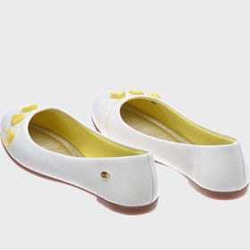 تصویر کفش باله بچگانه با طرح قلب و بدون بند برند klin Kids Heart Print Slip On Ballerinas