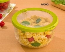 تصویر کاسه گرد شیاردار لیمون مدل 470 میلی لیتر کد 2221 