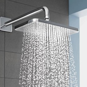 تصویر سردوش مستطیل هانسگروهه hansgrohe مدل Croma E 280 کد 26257000 - ب Hansgrohe Croma E Overhead shower 280 1jet