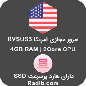 تصویر سرور مجازی آمریکا - پلن RVSUS3 