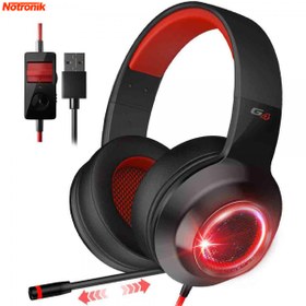 تصویر هدست گیمینگ ادیفایر G4 Edifier G4 7.1 Virtual Red Gaming Headset