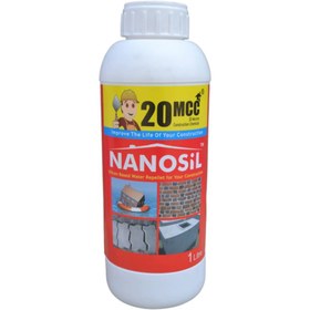 تصویر محلول نانو آبگریز و ضد آب کننده سطوح ساختمانی 20 میکرو مدل nanosilicon حجم 1 لیتر 