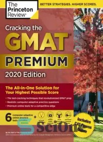 تصویر دانلود کتاب Cracking the GMAT Premium Edition with 6 Computer-Adaptive Practice Tests, 2020 - شکستن نسخه پرمیوم GMAT با 6 تست تمرینی سازگار با کامپیوتر، 2020 