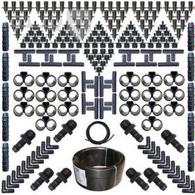 تصویر لوازم آبیاری قطره ای مدل Y100 مجموعه 100 عددی سپاهان نوین 