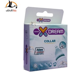 تصویر کاندوم فضایی یک عددی کولار(طوقی) ایکس دریم X Dream Collar Condom 1piece