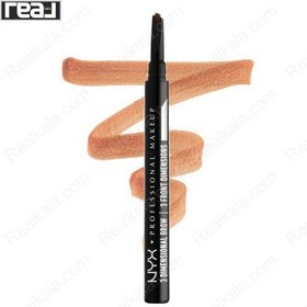 تصویر قلم هاشور ابرو ماژیکی نیکس بلوند Nyx dimensional Brow Blonde Sourcil 3D 