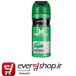 تصویر اسپری دئودورانت مردانه Lacoste Esential حجم 200میل پلی هات مومنت Playhot Moment Lacoste Esential Spray For Men 200ml