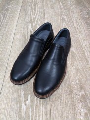 تصویر کفش رسمی و مجلسی مردانه مدل کرال کشی – چرم طبیعی تبریز Men’s Formal Leather Shoes – Coral Elastic Model, Tabriz Natural Leather