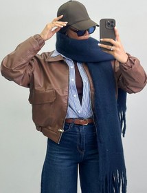 تصویر بامبر چرم کد 010127 