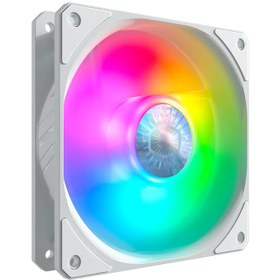 تصویر فن کیس کولر مستر مدل SICKLEFLOW 120 RGB WHITE 1 FAN 