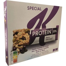 تصویر پروتئین بار شکلات و بری اسپشیال کی - 28 گرم بسته 4 عددی SPECIAL K PROTEIN 