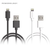 تصویر کابل تبدیل USB به لایتنینگ پاورولوجی طول 3 متر POWEROLOGY Lightning to USB Cable (3m)