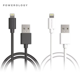 تصویر کابل تبدیل USB به لایتنینگ پاورولوجی طول 3 متر ا POWEROLOGY Lightning to USB Cable (3m) POWEROLOGY Lightning to USB Cable (3m)