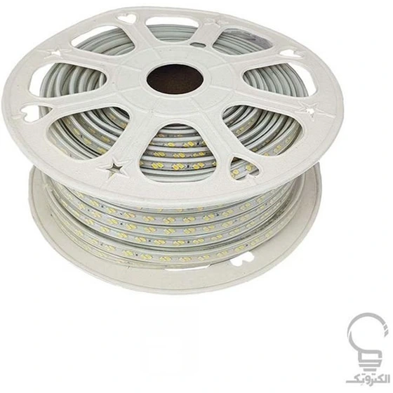 خرید و قیمت حلقه 100 متری ریسه نواری LED مدل 5730 و 220 ولت ای دی سی | ترب