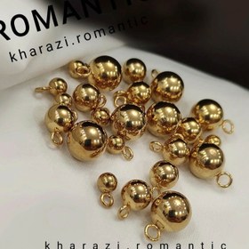 تصویر گوی استیل مدل حلقه دار 