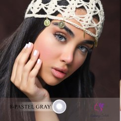 تصویر لنز کانفست شماره 08 رنگ PASTEL GRAY CONFEST CONTCT LENS