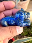 تصویر سنگ لاجورد اصل افغانستان تراش دست 