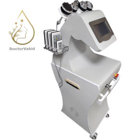 تصویر دستگاه لاغری آراف کویتیشن 6 کاره تروی RF Cavitation Machine 6 handpieces Throy