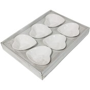 تصویر پیاله سرامیکی طرح قلب بسته ۶ عددی 