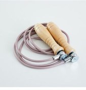 تصویر طناب ورزشی ECRU وزنه برداری IPI بوکس شیره چوبی قابل جابجایی دکتلون Decathlon 