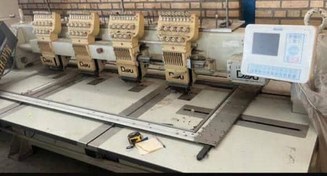 تصویر دستگاه گلدوزی دایو 9 سوزن 4 کله دستگاه گلدوزی دایو 9 سوزن 4 کله