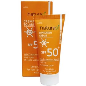 تصویر کرم ضد آفتاب SPF50 ناتوراسی حجم 40 میلی لیتر 