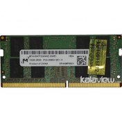 تصویر رم لپ تاپ میکرون 16GB مدل DDR4 باس 2666MHZ/21300 چین MTA16ATF2G64HZ-2G6E1 824 تایمینگ CL19 