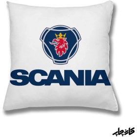 تصویر چاپ روی کوسن آرم اسکانیا 