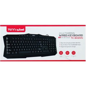 تصویر کیبورد سیمی TSCO مدل TK 8020N TK 8020N Wired Keyboard