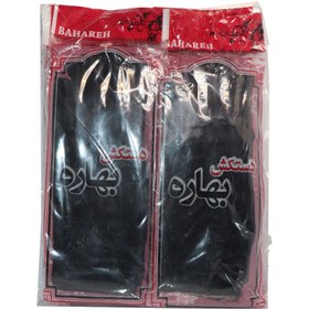 تصویر دستکش نخی مشکی 
