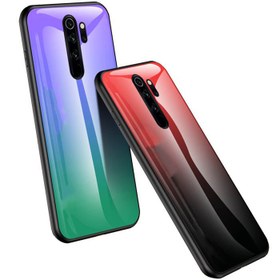 تصویر قاب شیشه ای شیائومی Gradient Color Glass Case | Redmi Note 8 Pro 