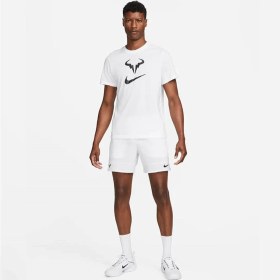 تصویر تی شرت تنیس مردانه نایک NikeCourt Dri-FIT Rafa – سفید 