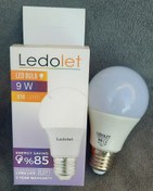 تصویر لامپ 9 وات ال ای دی (LED) led 9 watt bulb