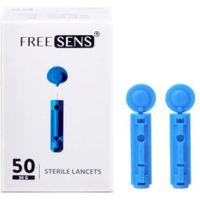 تصویر سوزن تست قند خون فری سنس Free Sens Sterile Lancets