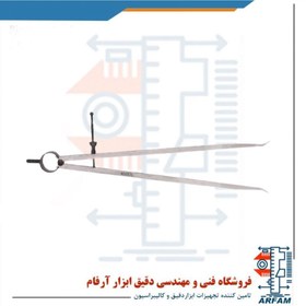 تصویر پرگار داخل سنج آسیمتو 500 میلی متر مدل 4-36-606 Asimeto Inside Spring Caliper 606-36-4