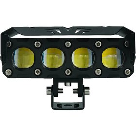 تصویر چراغ پروژکتوری چهار لنز 40 وات ضد آب 6 حالته نور XYF Four Lens LED Headlight Spotlight Light