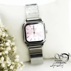 تصویر ساعت استیل برند نایدو (NAIDU) طرح کوبیک کد 19339 