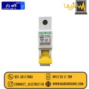 تصویر فیوز مینیاتوری تیپ C دنا الکتریک تکفاز 25A Miniature Circuit Breaker 25A Dena electric