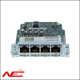 تصویر ماژول شبکه سیسکو مدل HWIC-4ESW Cisco HWIC-4ESW 4-PORT EtherSwitch Router MODULE